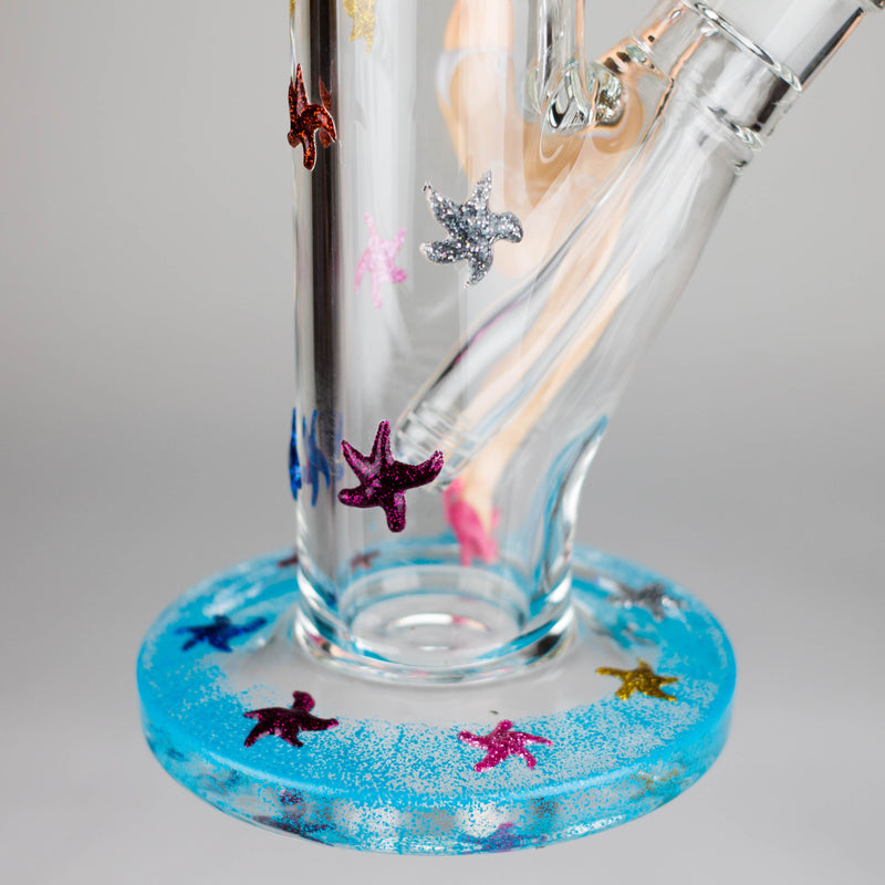 O 12" Figure Base Glass Bong