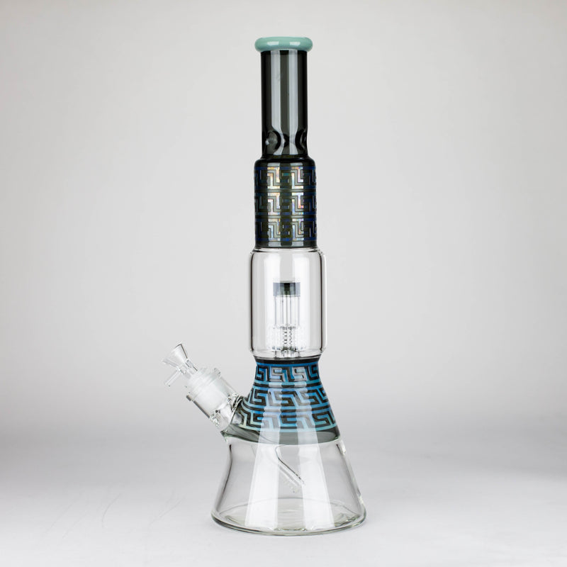 O 17" Maze Glass Bong