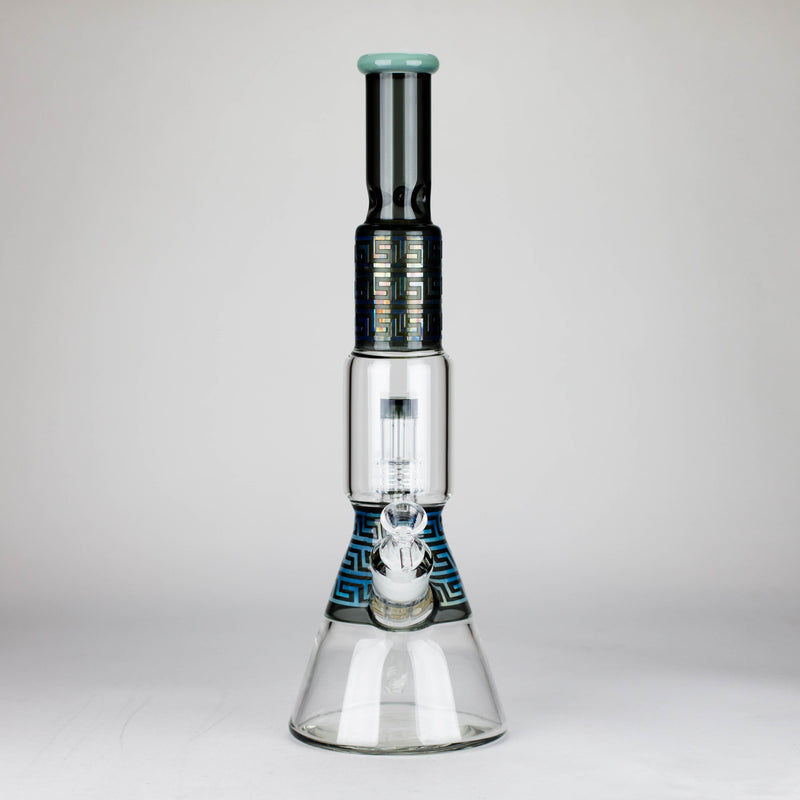 O 17" Maze Glass Bong