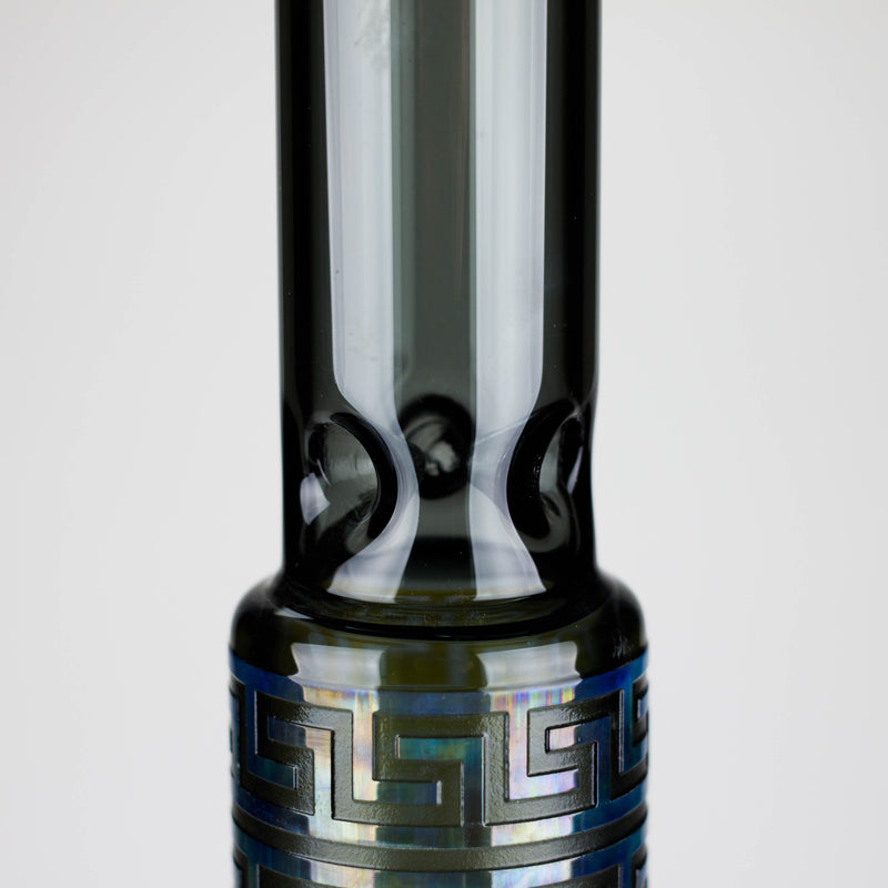 O 17" Maze Glass Bong