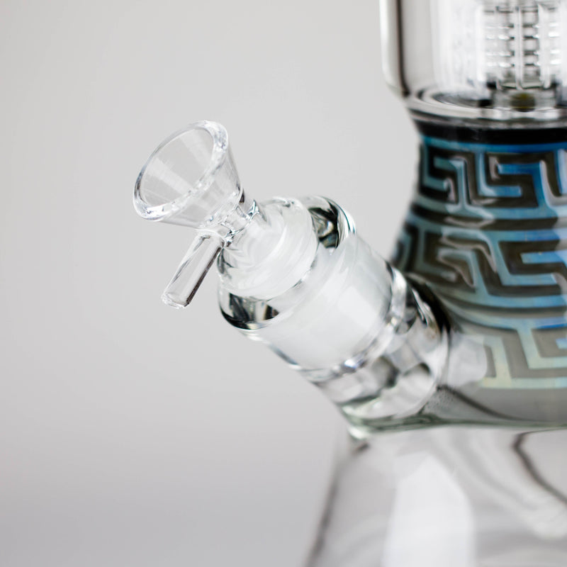 O 17" Maze Glass Bong