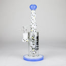 WENEED | 10" Spotted Stem Bong Glass Bong WENEED® Jade Blue