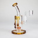 WENEED | 7" Pumpkin Flow Glass Bong Glass Rig WENEED® Brown