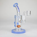 WENEED | 7" Pumpkin Flow Glass Bong Glass Rig WENEED® Blue