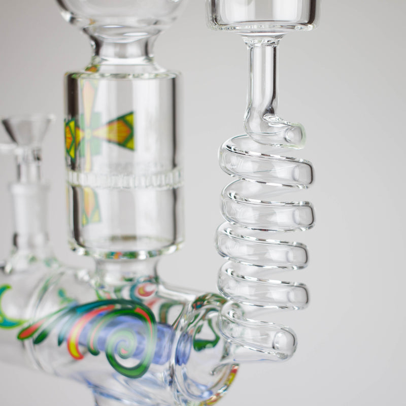 O WENEED | 12.5" Twiststream Glass Bong