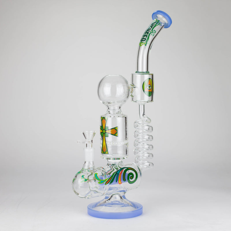 O WENEED | 12.5" Twiststream Glass Bong