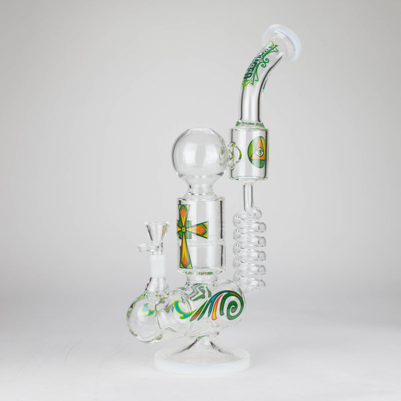 O WENEED | 12.5" Twiststream Glass Bong