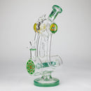 WENEED | 12" Twisting Tide Glass Bong Glass Bong WENEED® T-green