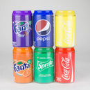 Soda Pop Can Glass Bong Box of 6 Glass Bong JJ Distribution