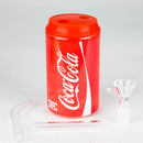 Soda Pop Can Glass Bong Box of 6 Glass Bong JJ Distribution