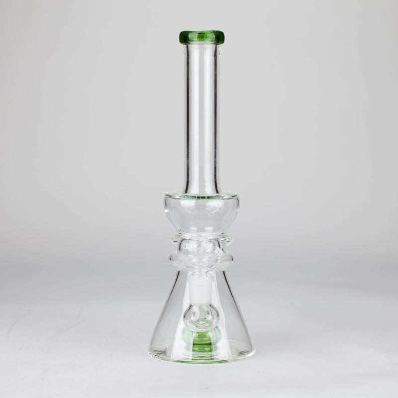 O 11" Shower head water diffuser glass bong