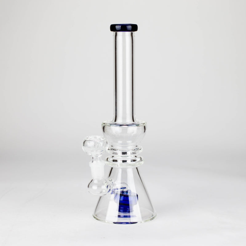 O 11" Shower head water diffuser glass bong