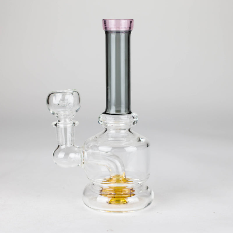 O 6" colour tube assorted glass bong