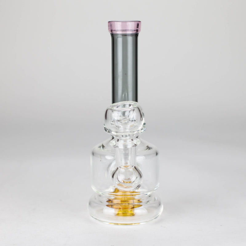 O 6" colour tube assorted glass bong