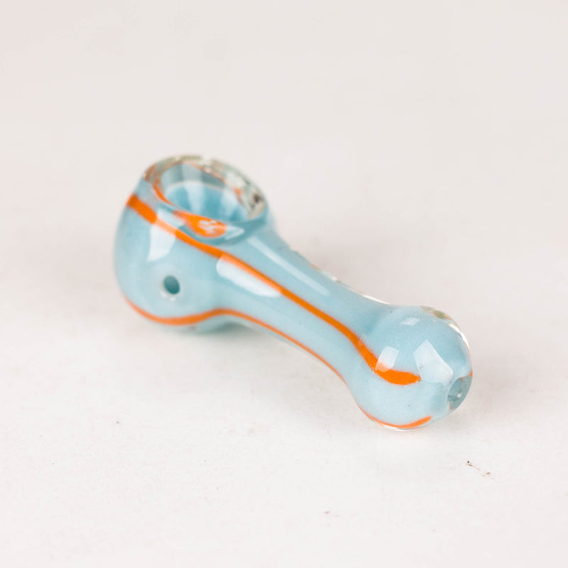 O 2.5" assorted color glass pipe Jar of 20