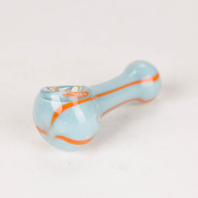 O 2.5" assorted color glass pipe Jar of 20