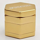 Fortune | 4 Parts Aluminum Hexagon Herb Grinder Regular Grinder Fortune Gold