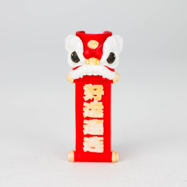 O Lion Dance 3D Lighter Case for Mini Clipper Lighter