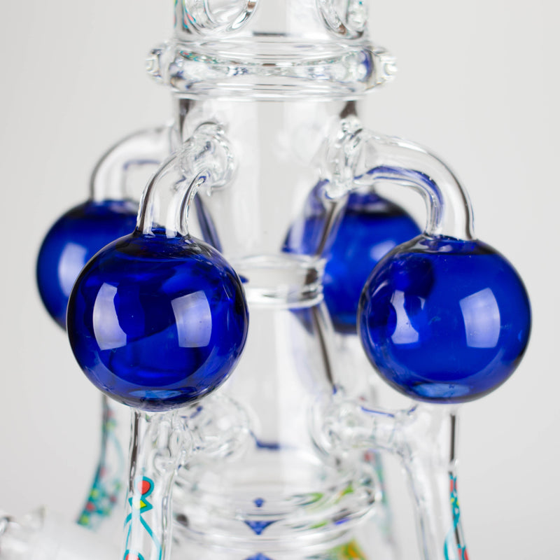 O WENEED | 19.5" Orb Cascade Glass Bong