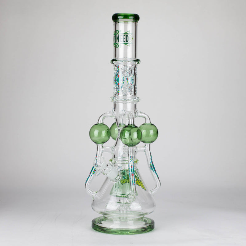 O WENEED | 19.5" Orb Cascade Glass Bong