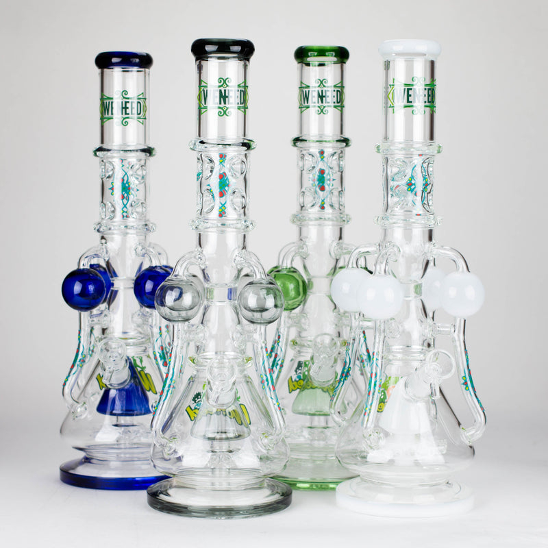 O WENEED | 19.5" Orb Cascade Glass Bong