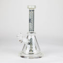 WENEED | 9" Zen Tribal Glass Bong Glass Bong WENEED® Smoke Grey