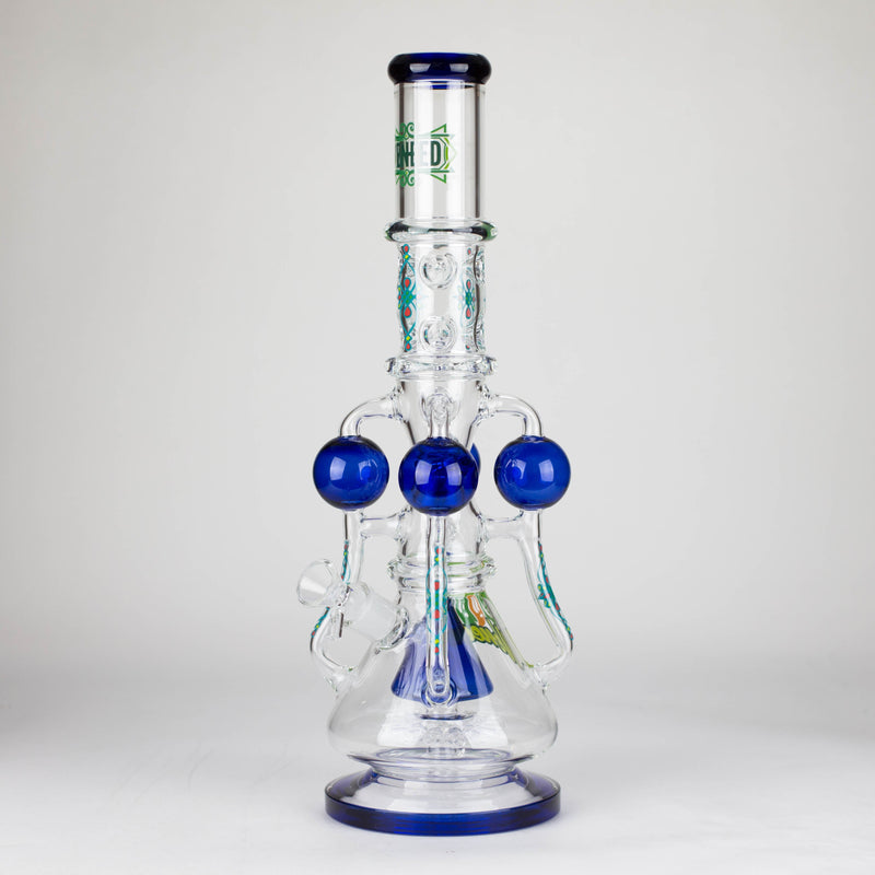 O WENEED | 19.5" Orb Cascade Glass Bong