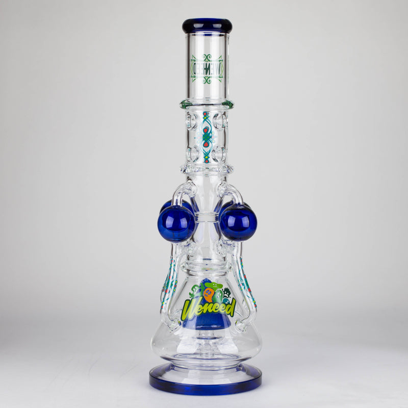 O WENEED | 19.5" Orb Cascade Glass Bong