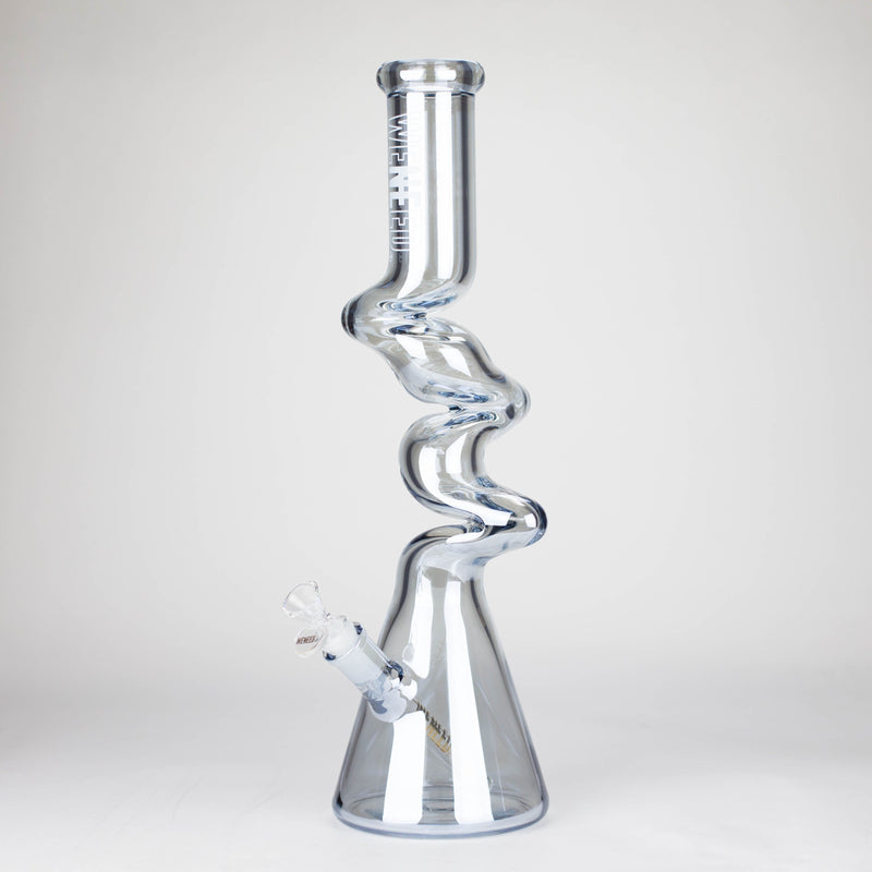 O WENEED | 17.5" Iridescent Ripple Glass Bong