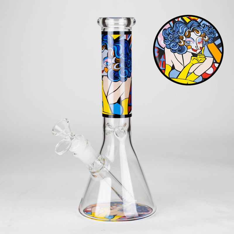 O 10" Mosaic Flow Glass Bong