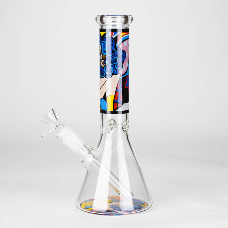 O 10" Mosaic Flow Glass Bong