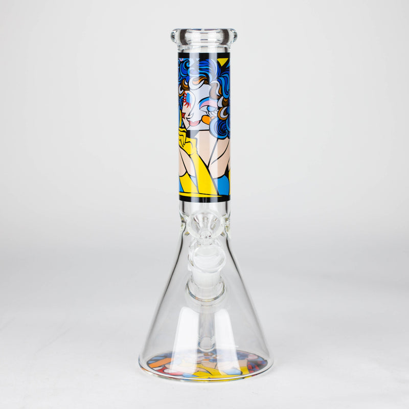 O 10" Mosaic Flow Glass Bong