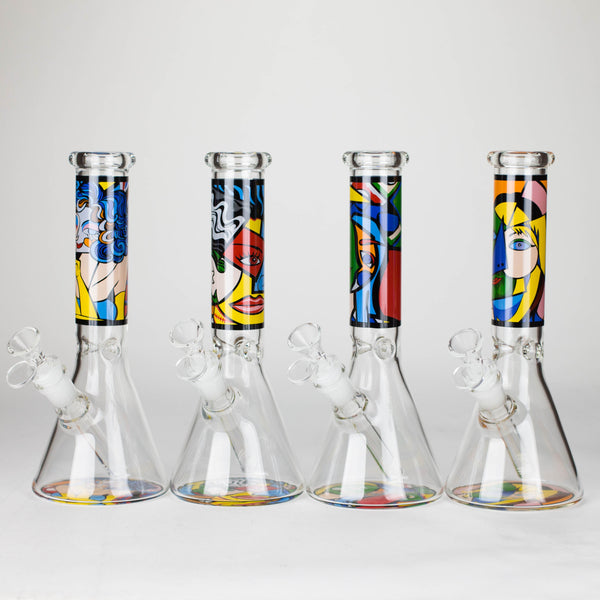 O 10" Mosaic Flow Glass Bong