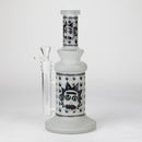 10" Cosmic Phantom Bong (Glow) Glass Bong JJ Distribution Black