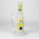 10" Cosmic Phantom Bong (Glow) Glass Bong JJ Distribution Yellow