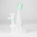 WENEED | 6" Skeleton Cat Bong Glass Bong WENEED® Green