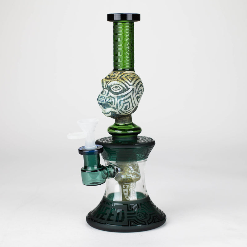 O WENEED | 10" Jungle Totem Glass Bong