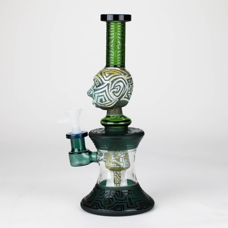 O WENEED | 10" Jungle Totem Glass Bong