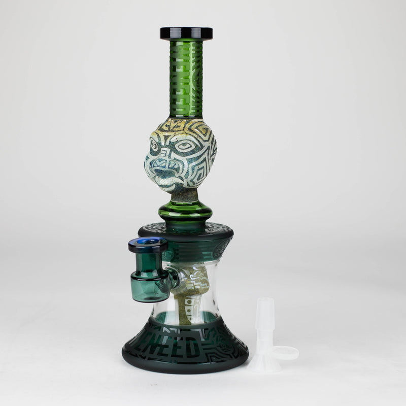 O WENEED | 10" Jungle Totem Glass Bong