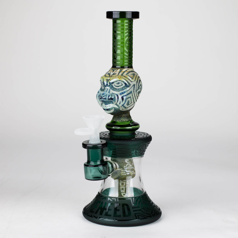 O WENEED | 10" Jungle Totem Glass Bong