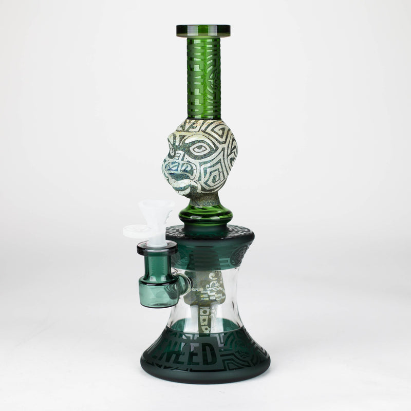 O WENEED | 10" Jungle Totem Glass Bong