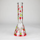 10" Glass Bong With Fruit Design Glass Bong 777 Smoke