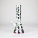 10" Glass Bong With Fruit Design Glass Bong 777 Smoke Grape