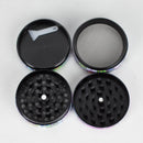 2.2" Metal Grinder 4 Layers with RM Design Box of 12 Display Pack 777 Smoke