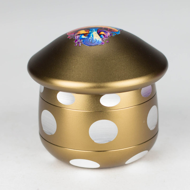 O Aluminum Mushroom Grinder 4 Layers