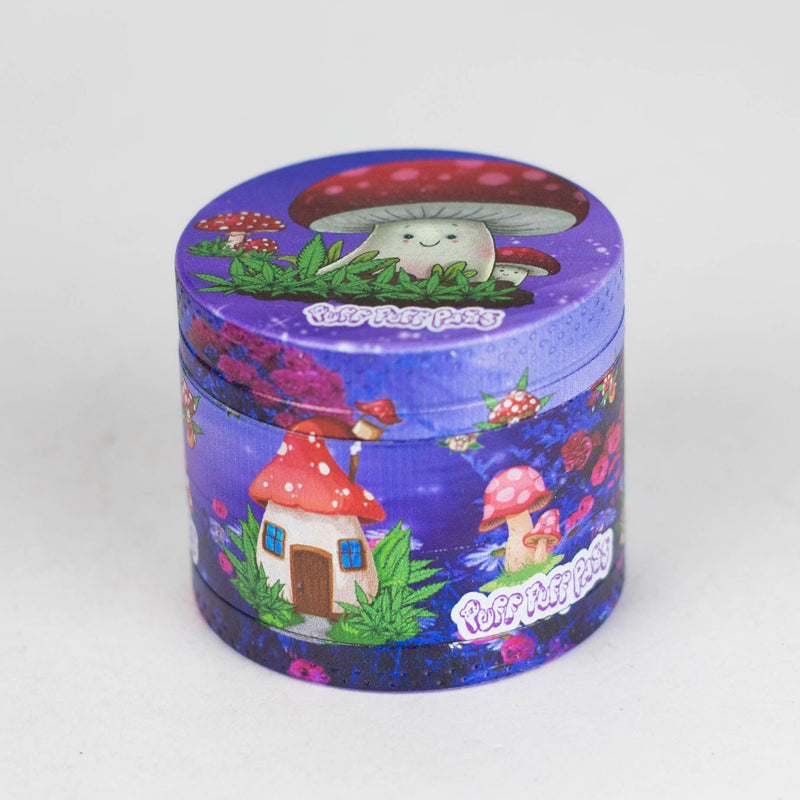 O 1.5" Metal Grinder 4 Layers with Fairytale Design Box of 12