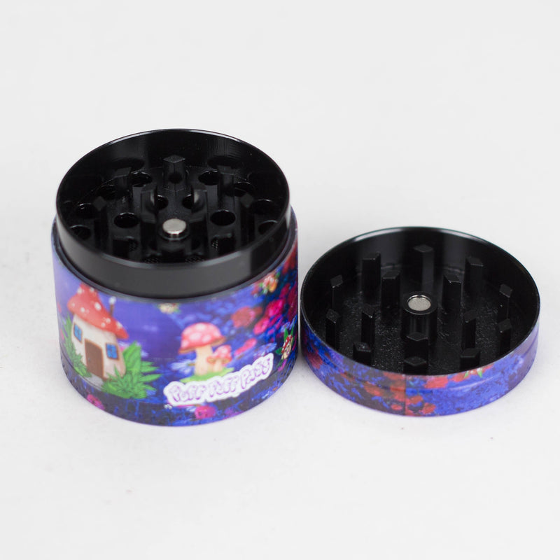 O 1.5" Metal Grinder 4 Layers with Fairytale Design Box of 12