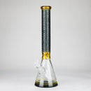 WENEED | 18" Harmony Engrave Beaker Glass Bong WENEED® Black