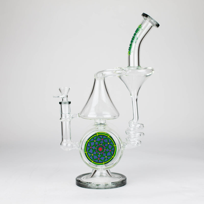 O WENEED | 14.5" Orbit Cyclone Glass Bong