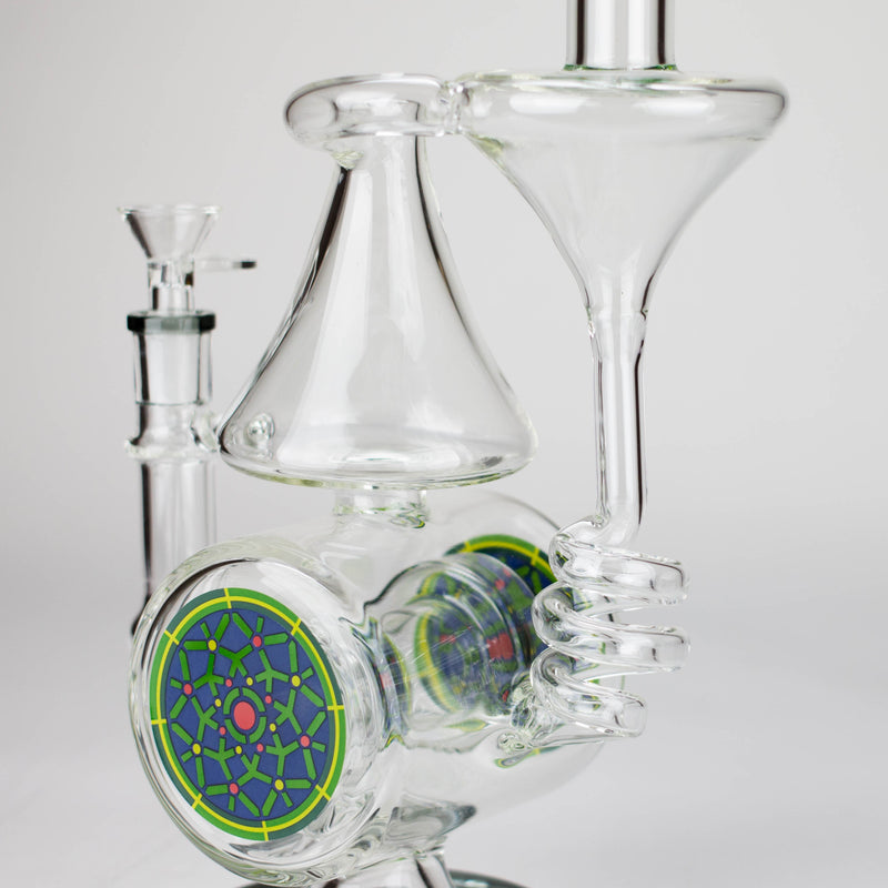 O WENEED | 14.5" Orbit Cyclone Glass Bong